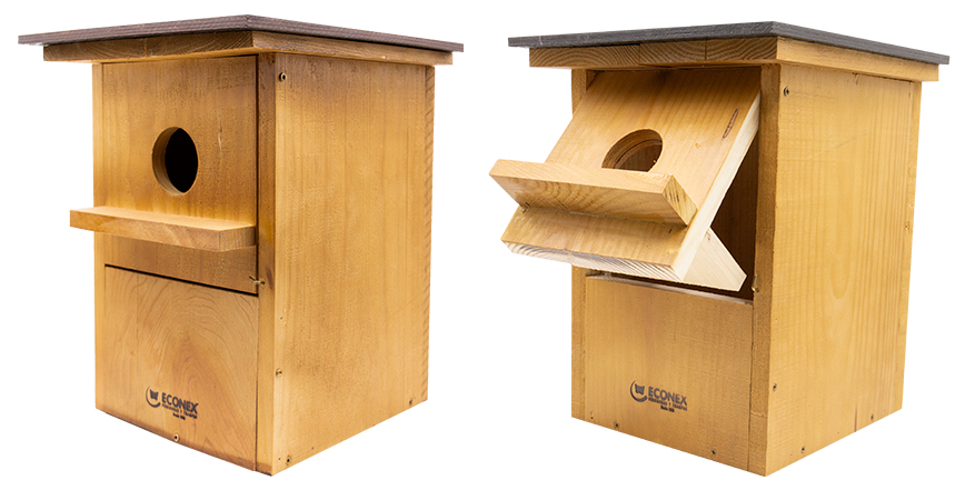 ECONEX REFUGIO PARA AVES CERNÍCALOS
